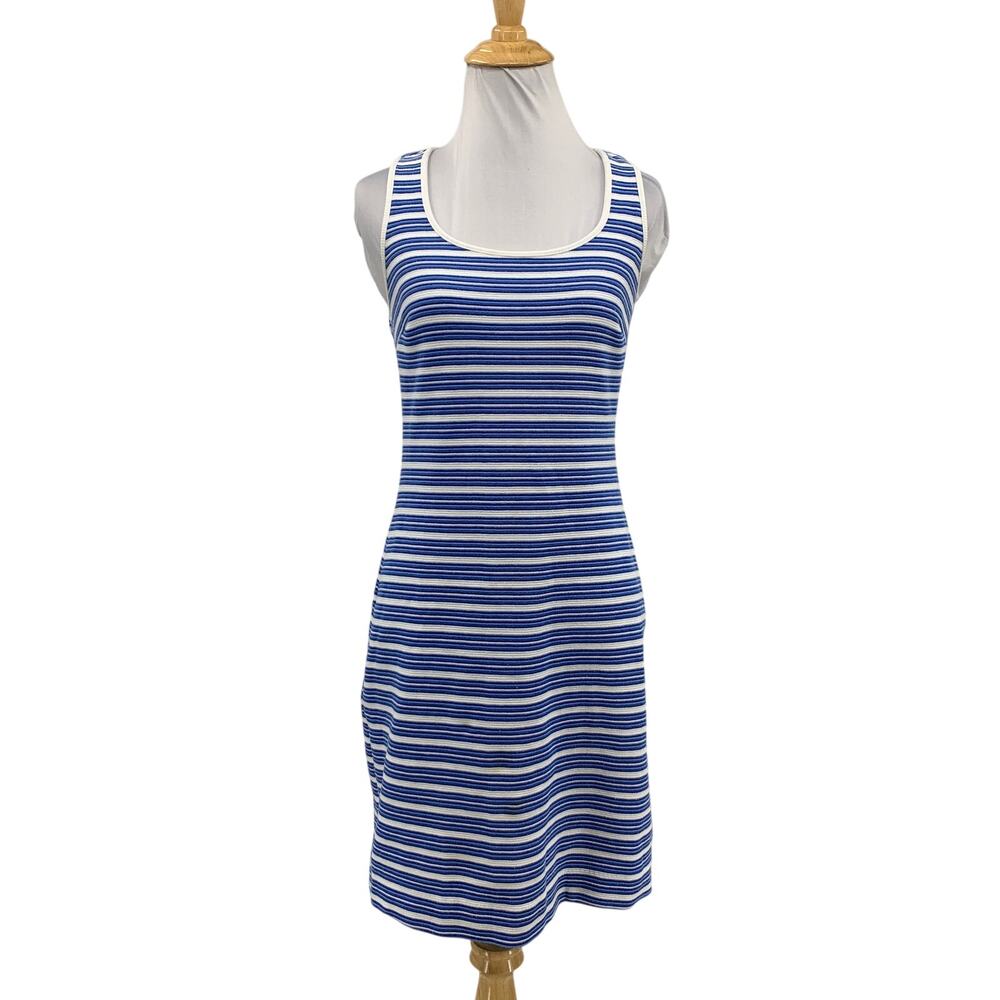Lilly Pulitzer Dress Women XS Extra Small Lyla Racerback Stripe Racerback Fitted